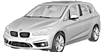 BMW F45 B25C8 Fault Code